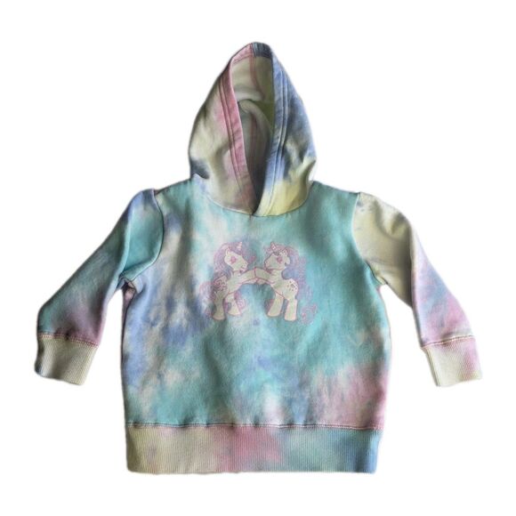MY LITTLE PONY Pastel TIE DYE Sweatshirt HOODIE Toddler Sz 2T NEW Cotton On Kids - Picture 7 of 7